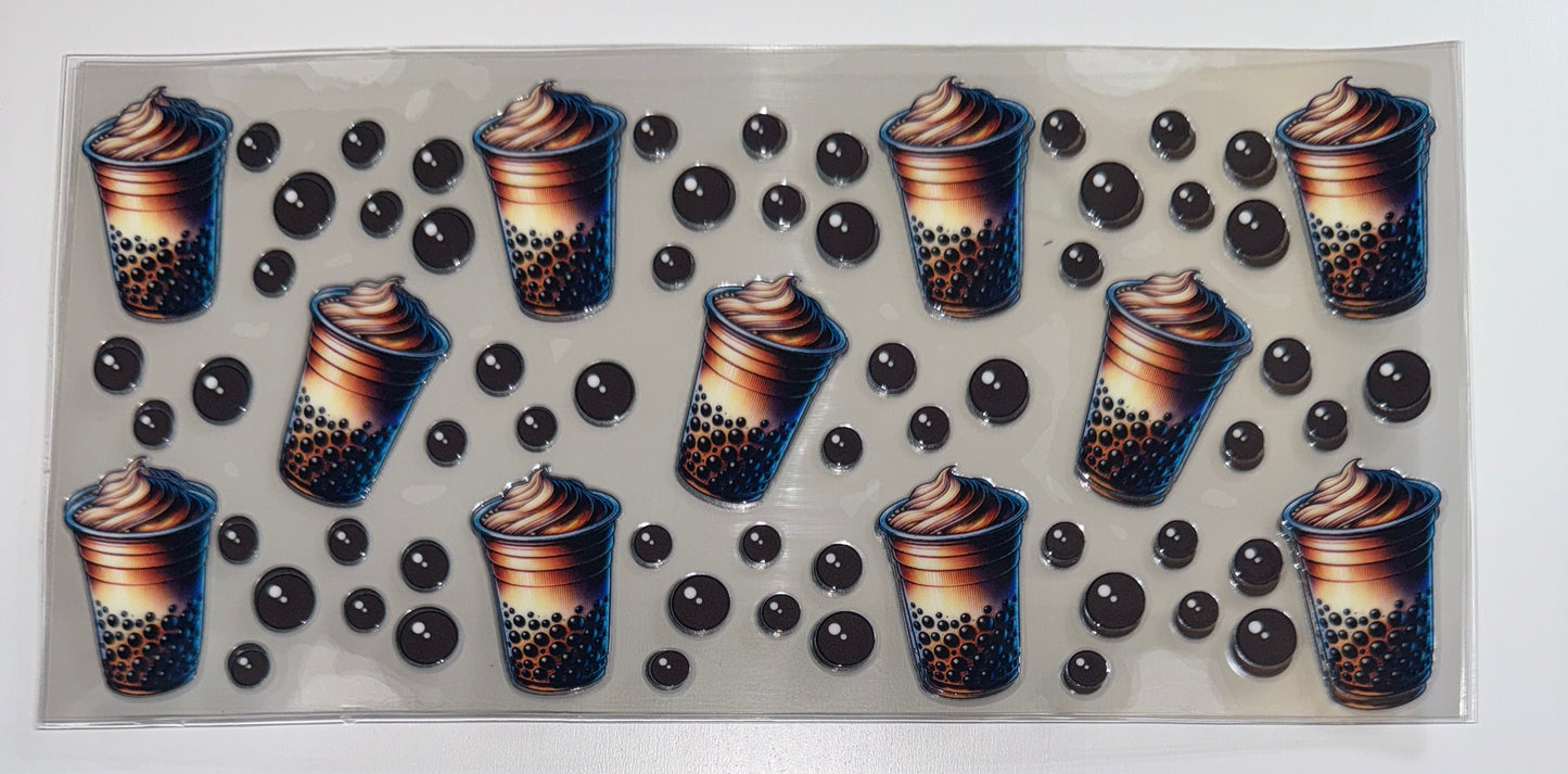 Boba Drink - 16oz UV DTF Cup Wrap