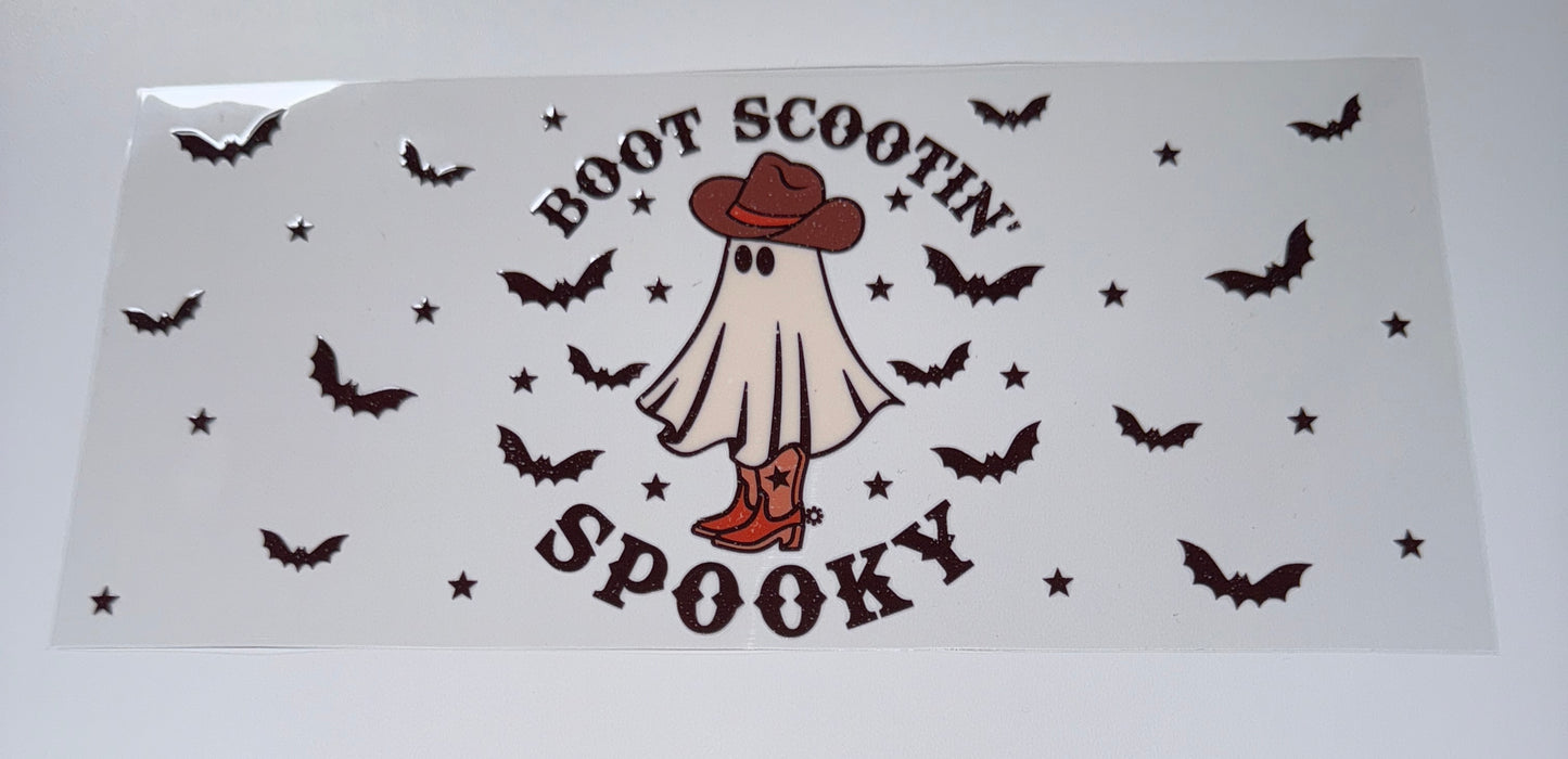 Boot Scootin Spooky - 16oz UV DTF Cup Wrap