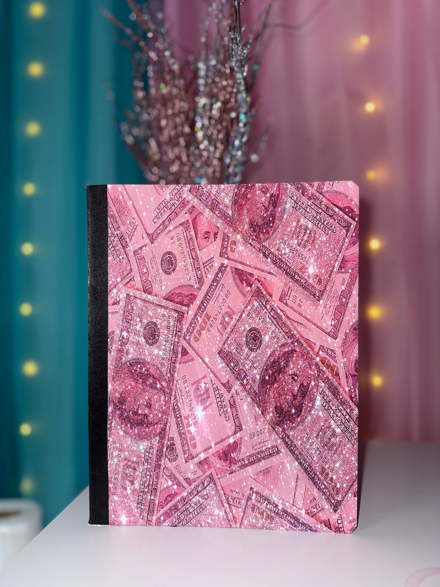 Pink Money Composition Notebook