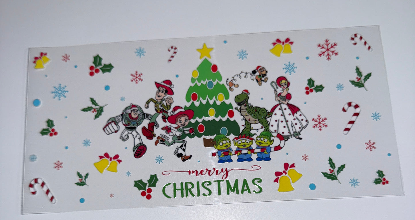 Toys Christmas - 16oz UV DTF Cup Wraps