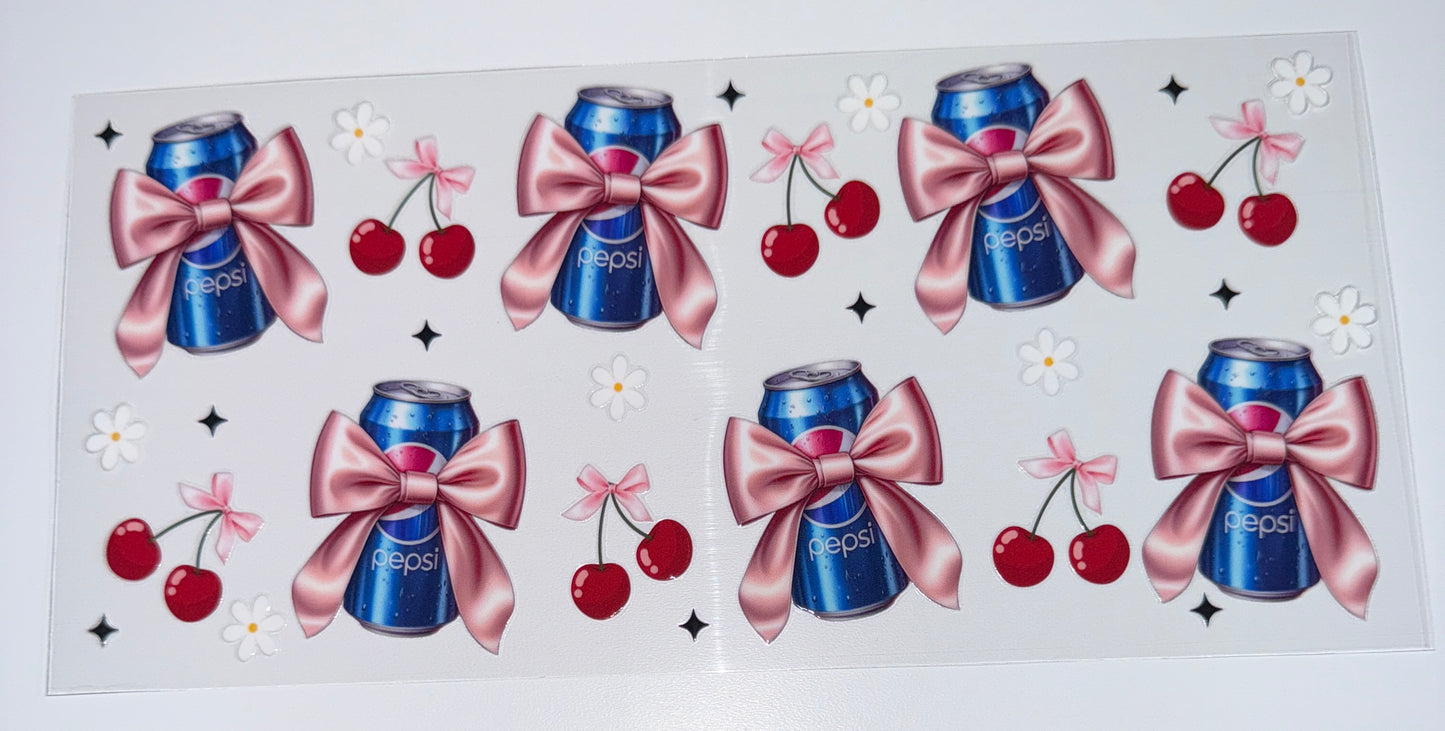 Pep Drink - 16oz UV DTF Cup Wraps