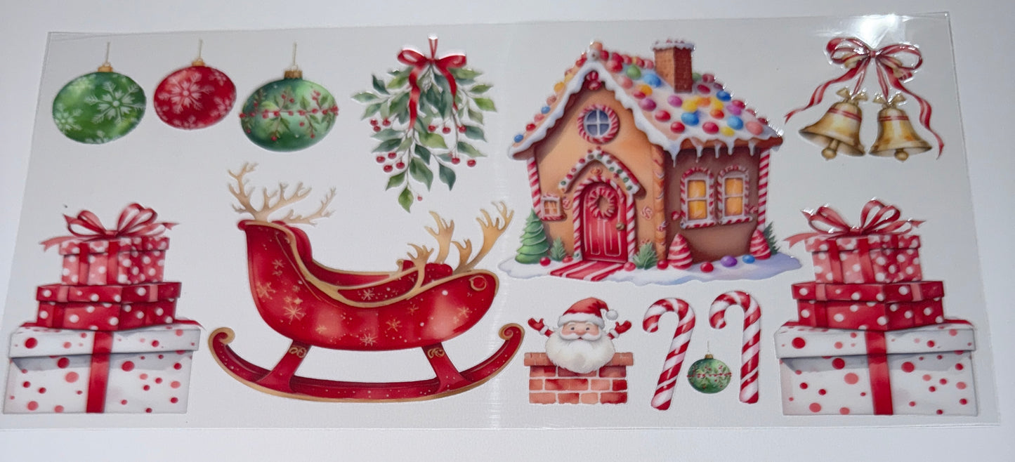 Christmas Essentials - 16oz UV DTF Cup Wrap