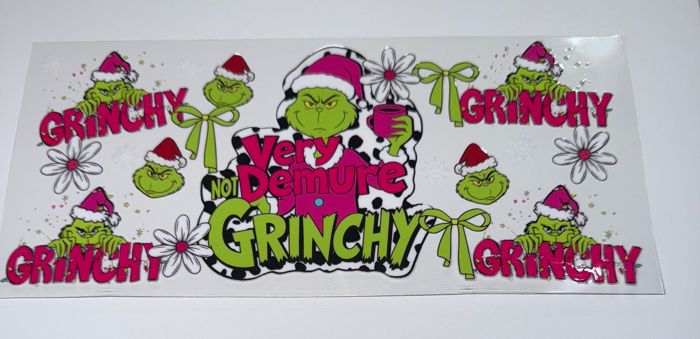 Demure - 16oz UV DTF Cup Wrap