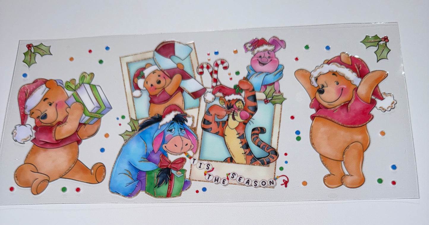 Bear Friend Christmas - 16oz UV DTF Cup Wrap