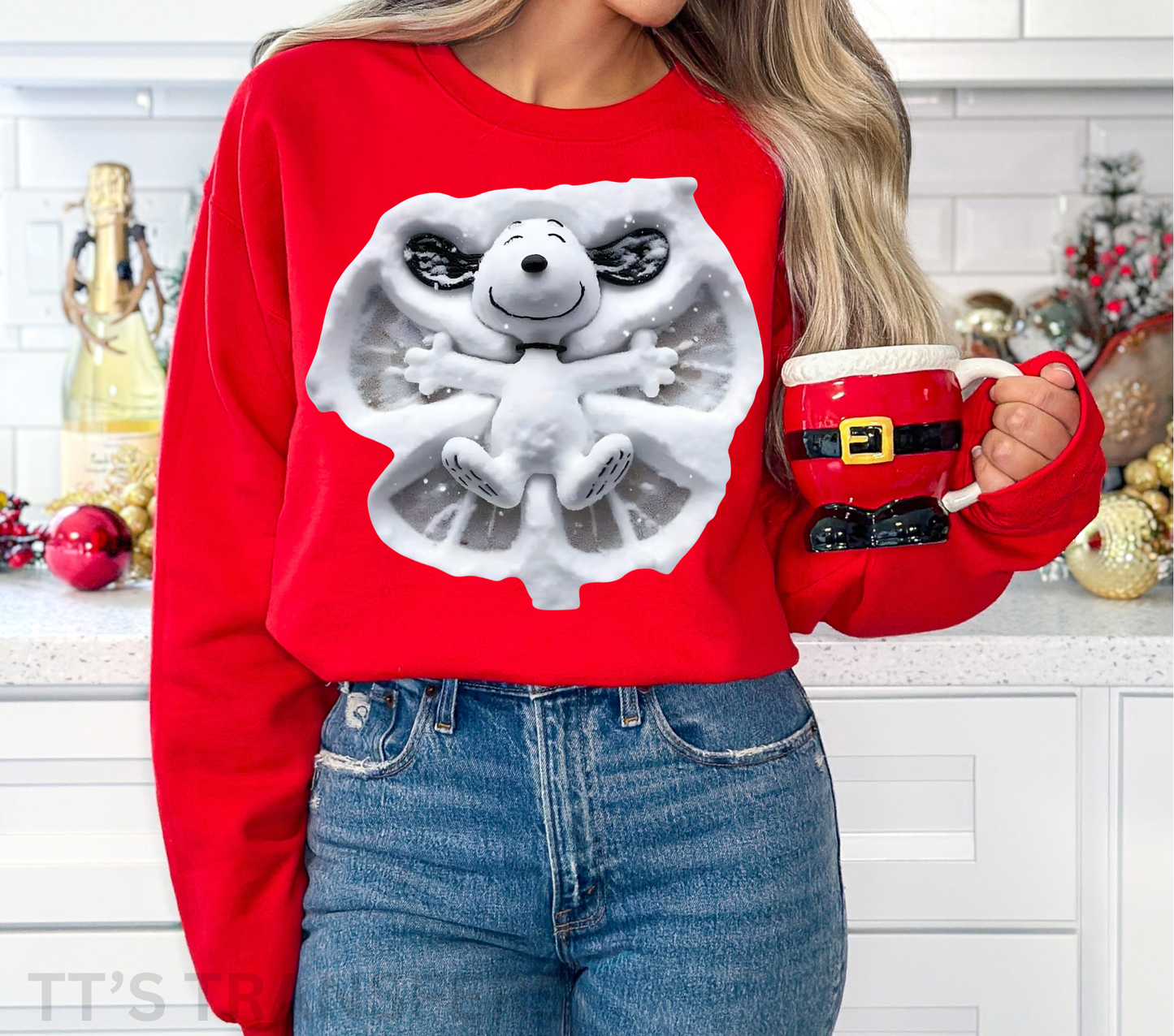 Snow Angel Dog - DTF Transfer