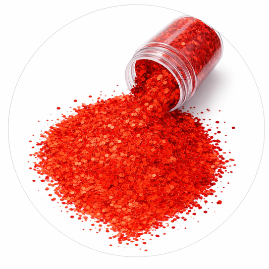 Chunky Glitter - Firehouse Red