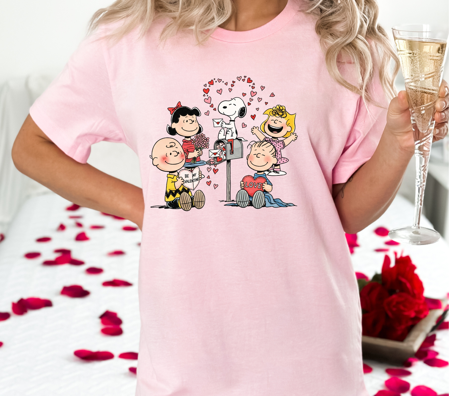 White Dog Vday - DTF Transfer