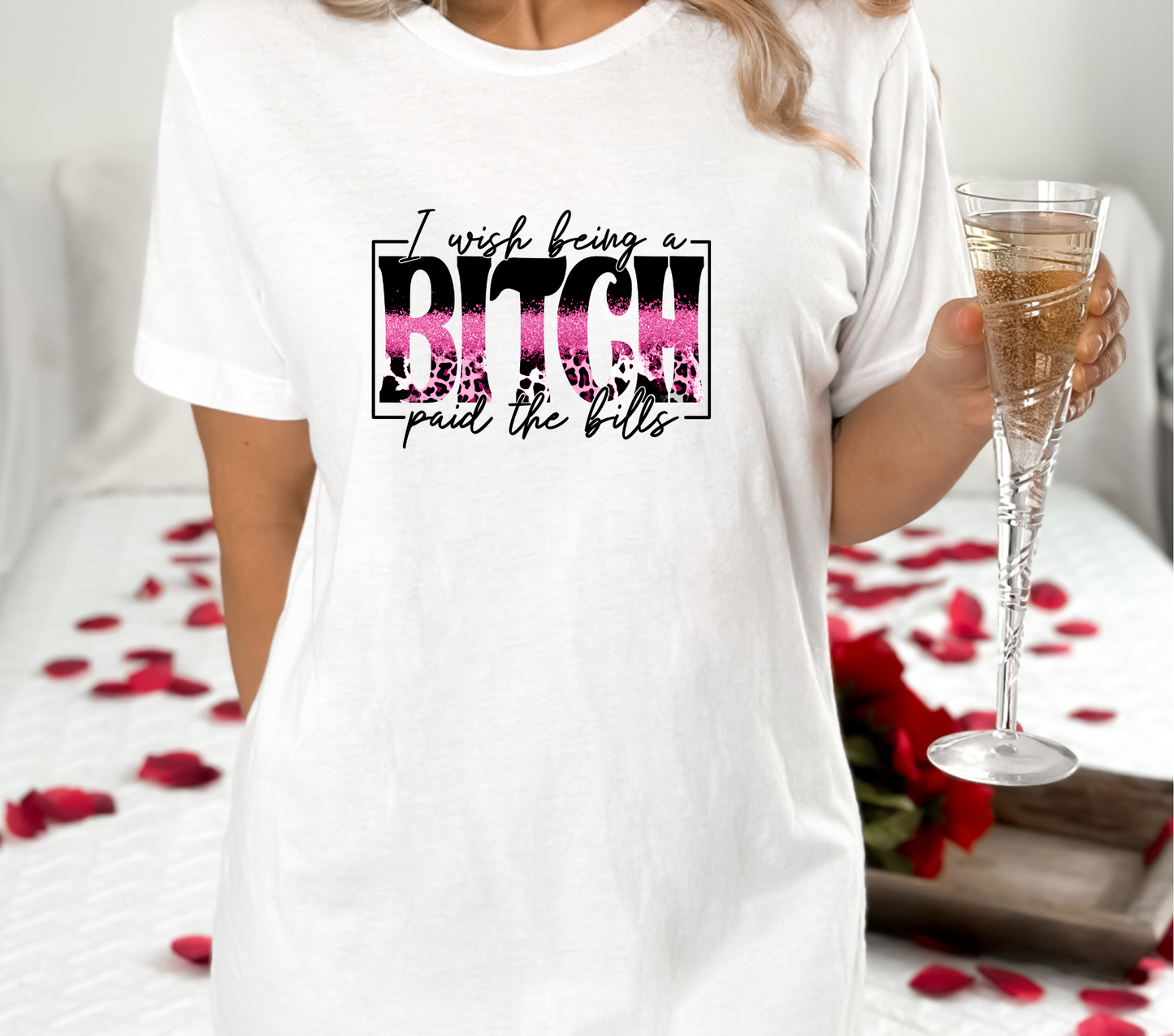 Being a Bitch, Paid the Bills - DTF Transfer