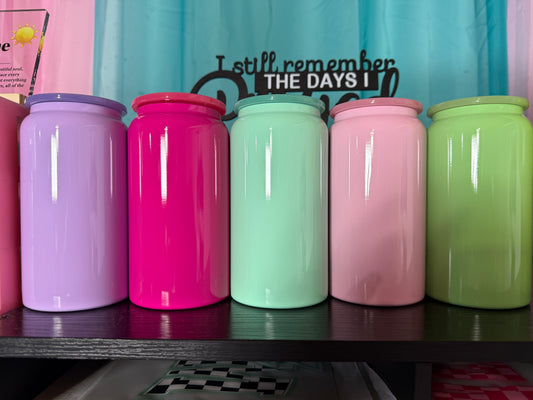 16oz Stainless Steel Candy Colored