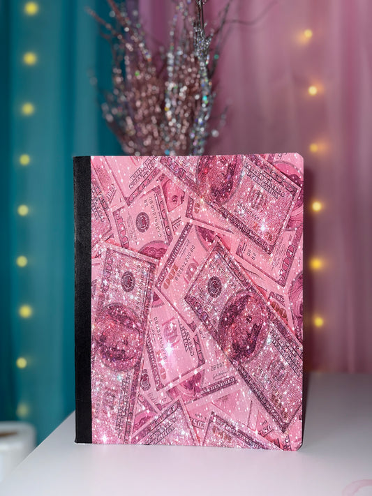 Pink Money Composition Notebook