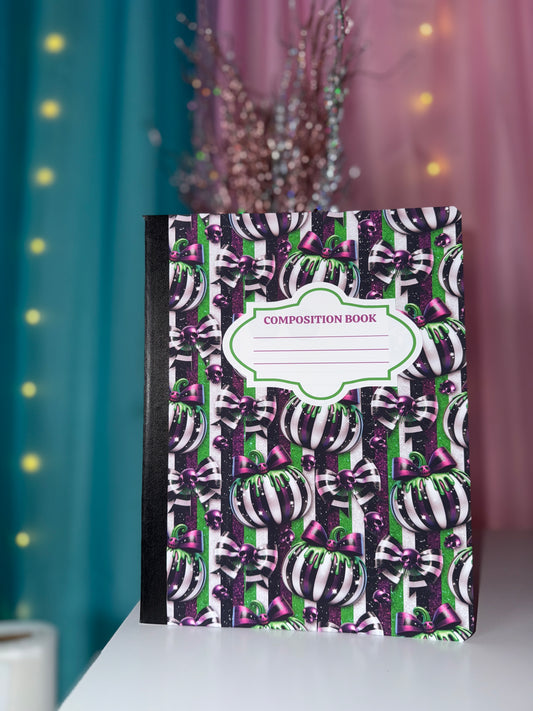 BJ Pumpkin Notebook