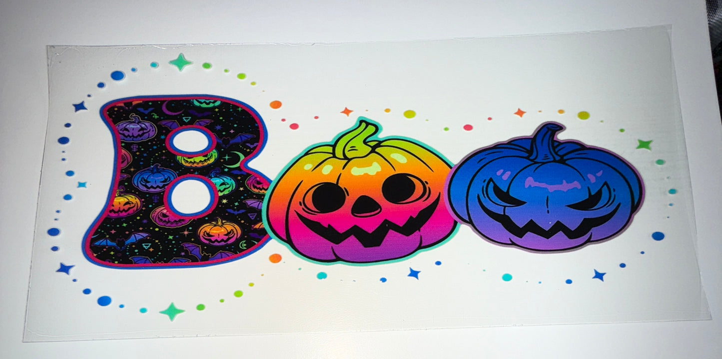 Neon Boo - 16oz UV DTF Cup Wrap