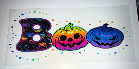 Neon Boo - 16oz UV DTF Cup Wrap