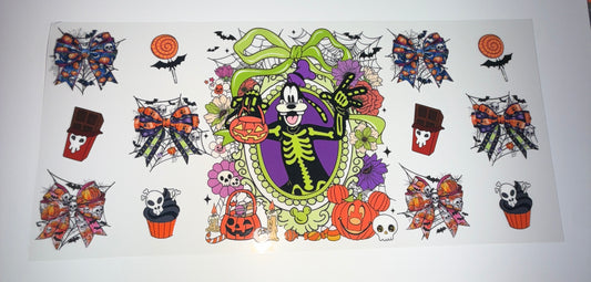 Skeleton Goofy - 16oz UV DTF Cup Wrap