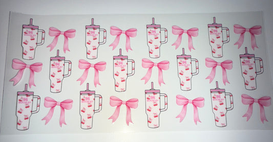 Cherry S Cup - 16oz UV DTF Cup Wrap