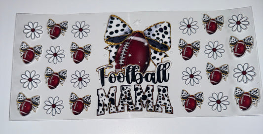 Football Mama - 16oz UV DTF Cup Wraps