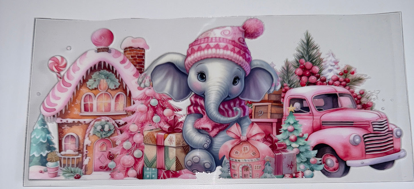 Elephant - 16oz UV DTF Cup Wraps