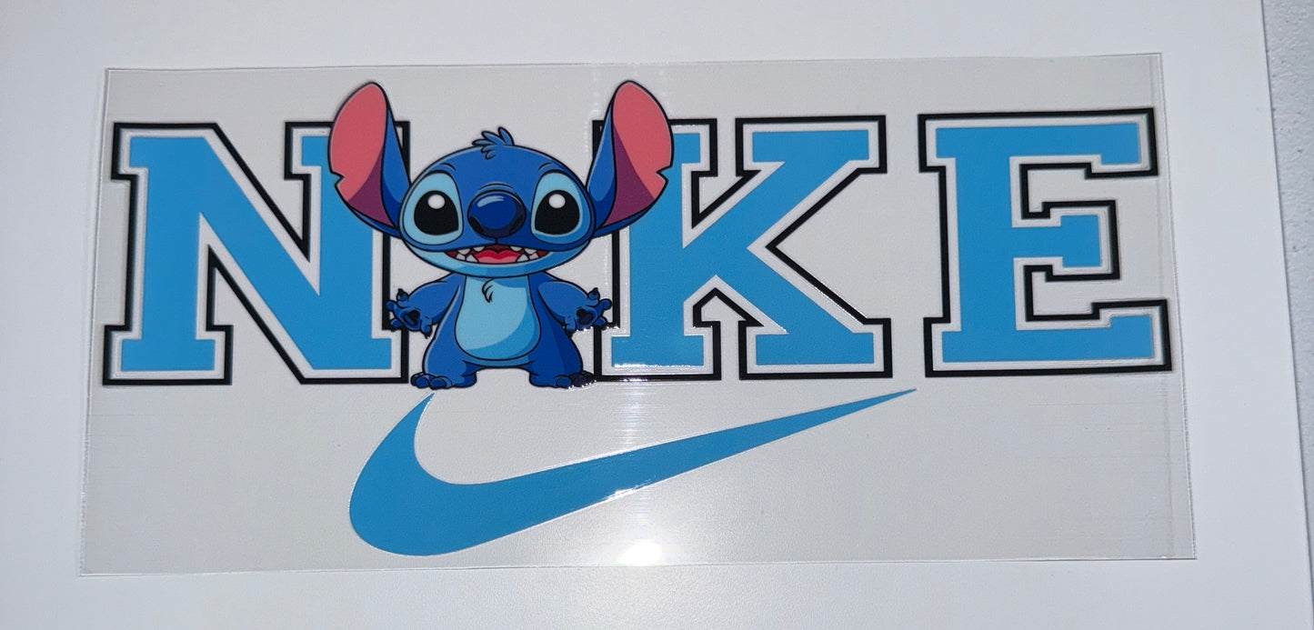 Blue Guy Check - 16oz UV DTF Cup Wraps