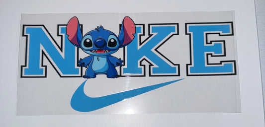 Blue Guy Check - 16oz UV DTF Cup Wraps