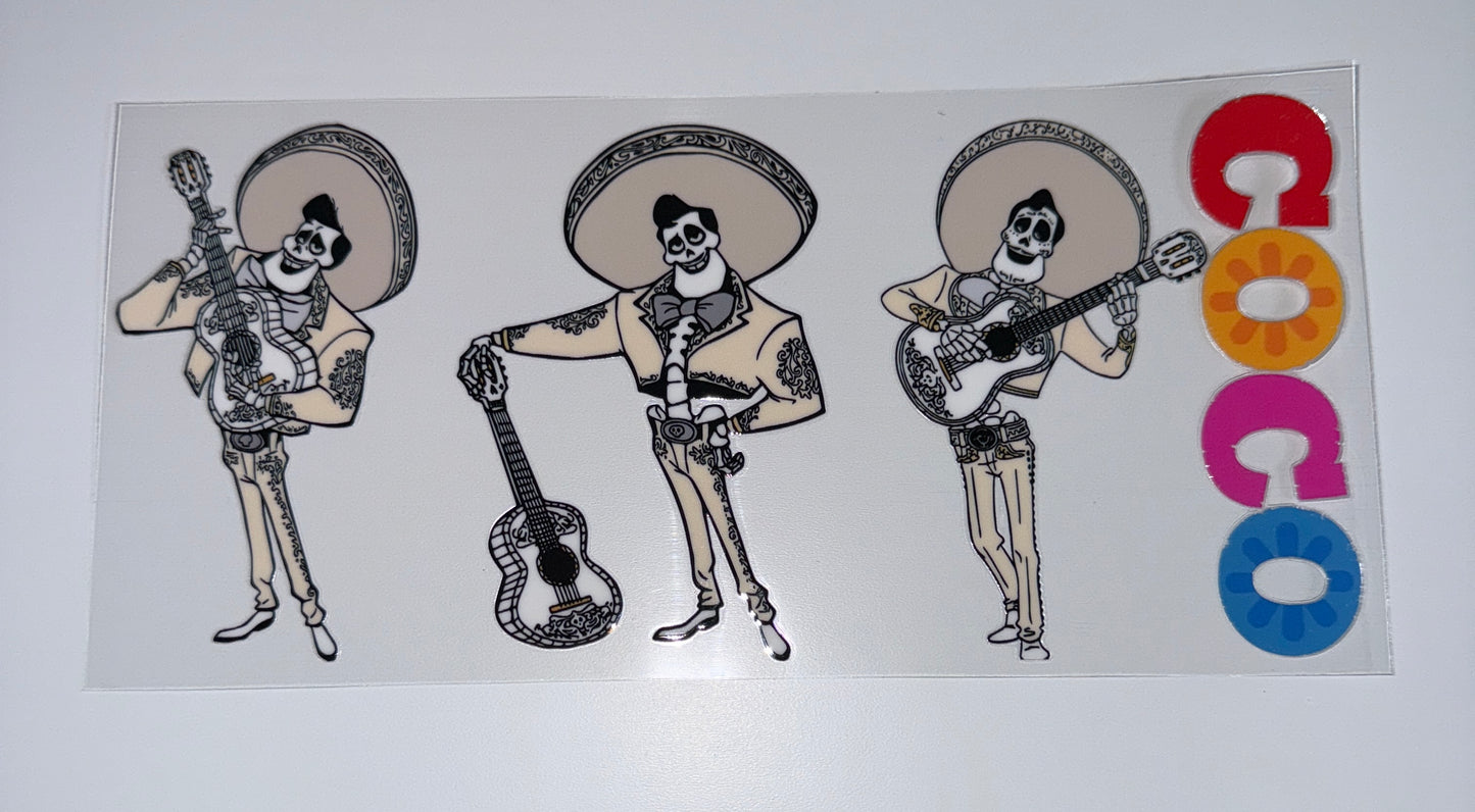 Coco - 16oz UV DTF Cup Wraps