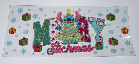 Merry Smas - 16oz UV DTF Cup Wrap