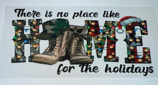 No Place like Home - 16oz UV DTF Cup Wrap