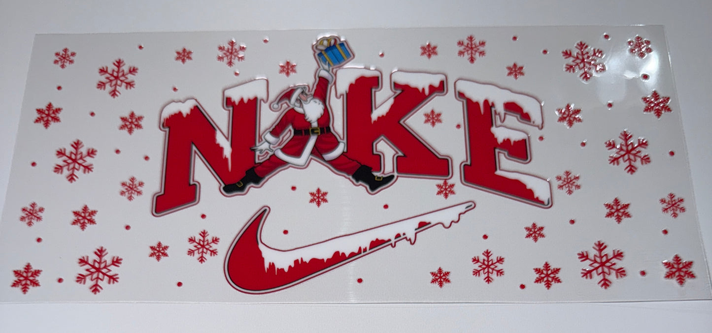 Santa Mark - 16oz UV DTF Cup Wrap