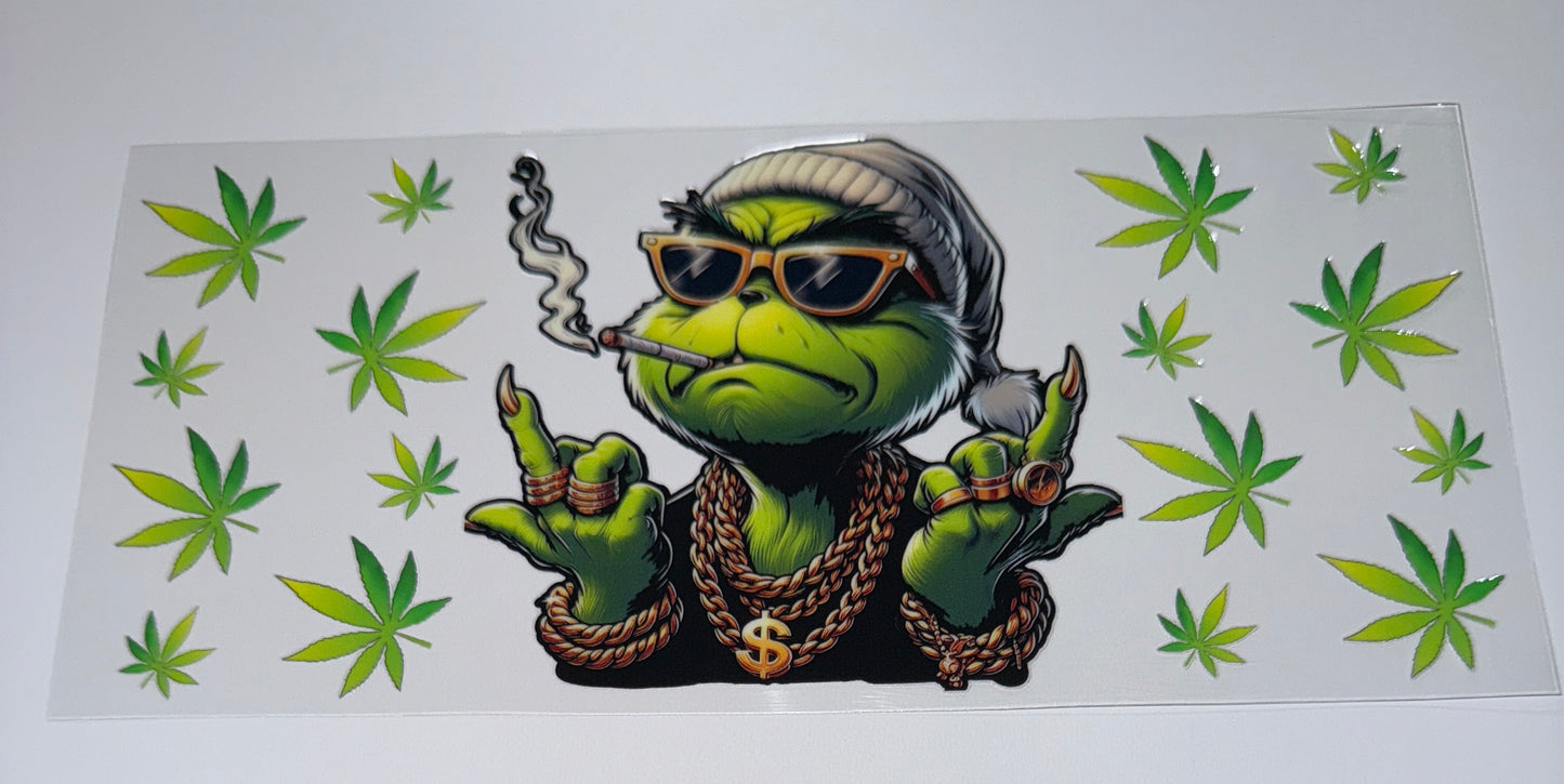 Gangsta G - 16oz UV DTF Cup Wrap