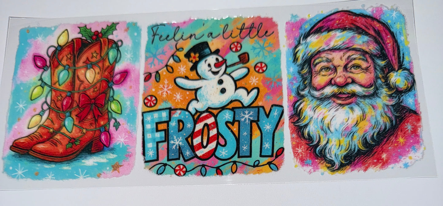 Feeling a little Frosty - 16oz UV DTF Cup Wrap