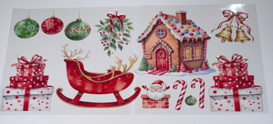 Christmas Essentials - 16oz UV DTF Cup Wrap