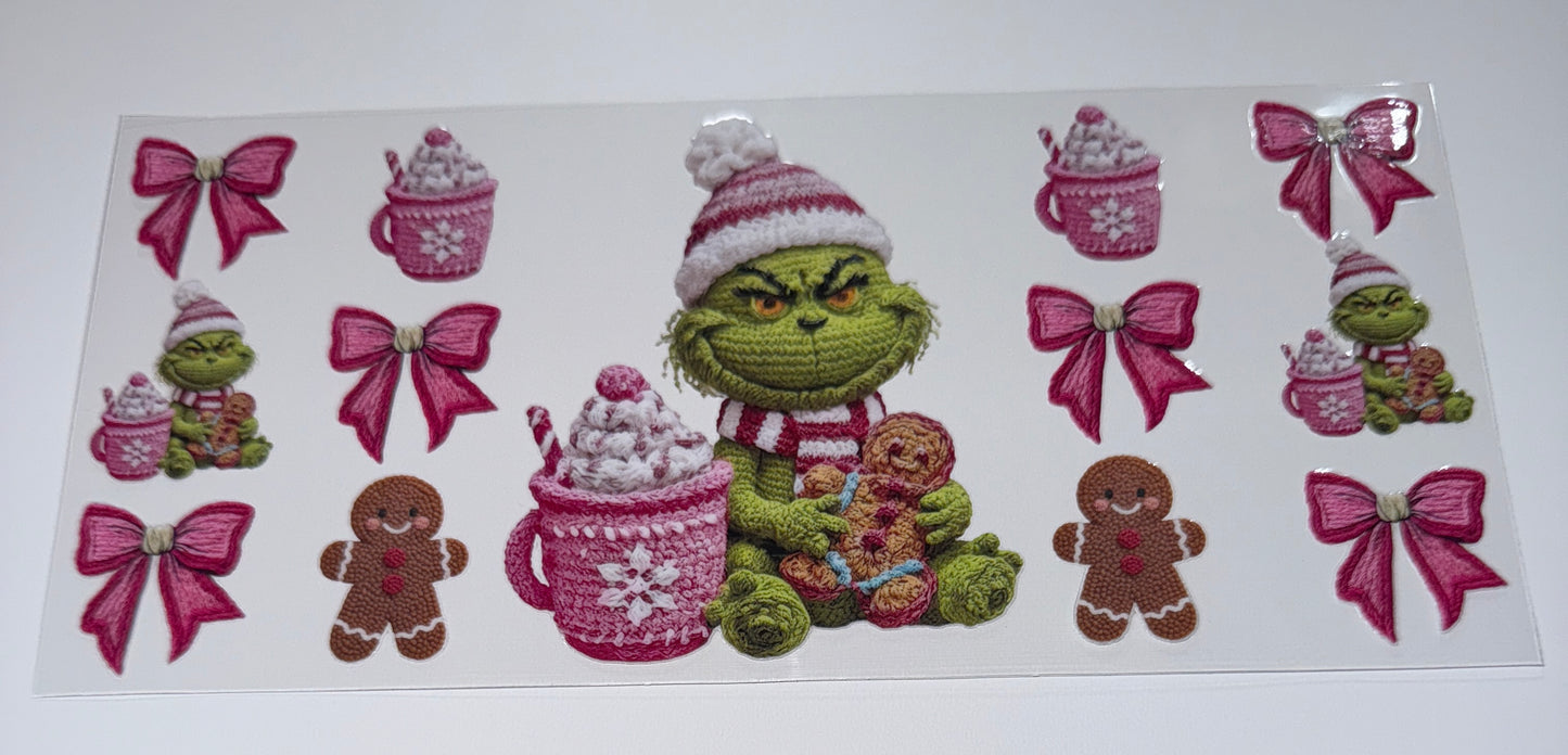 Faux Yarn G - 16oz UV DTF Cup Wrap