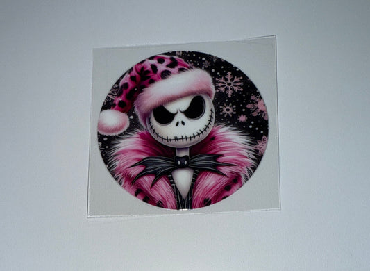 Skelly - Circle Ornament Decal