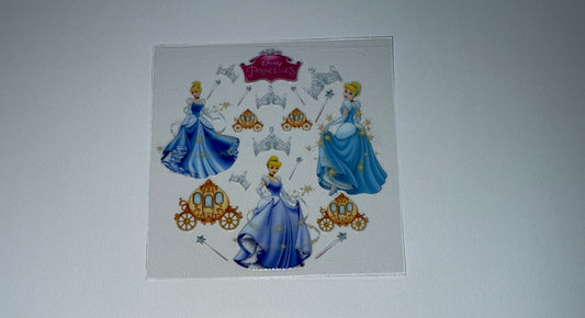 Blue Dress - Circle Ornament Decal