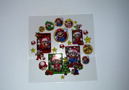 M Bro - Circle Ornament Decal