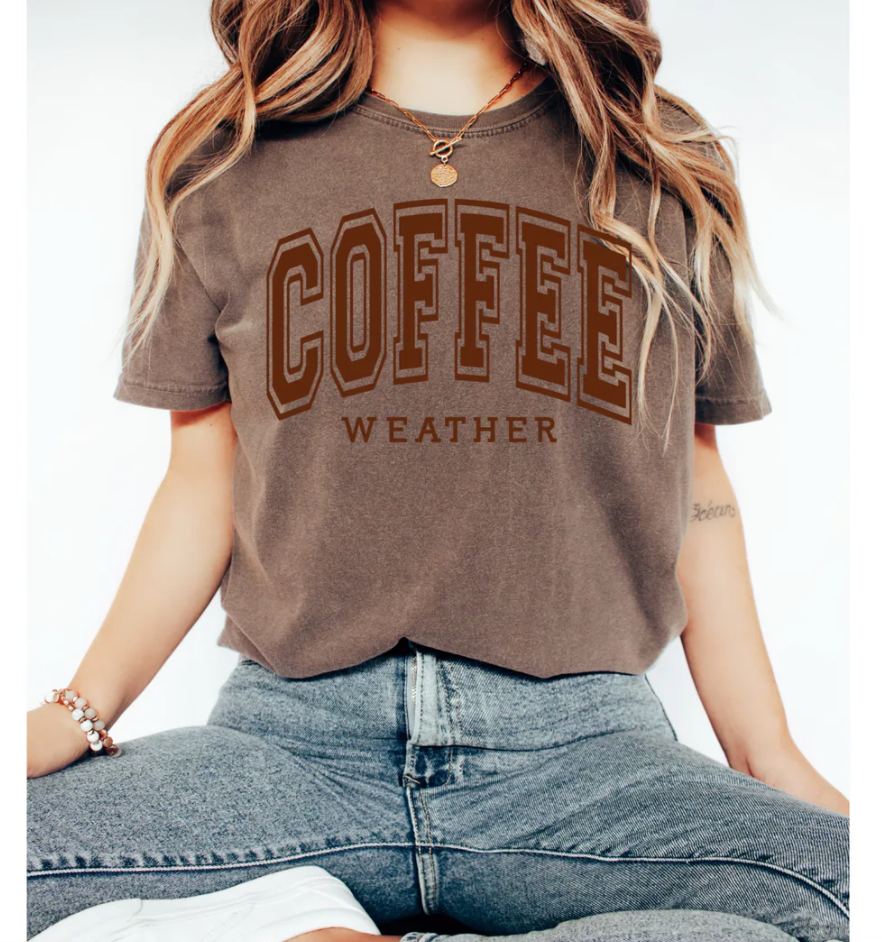 Coffee Weather - Screen Print Transfer