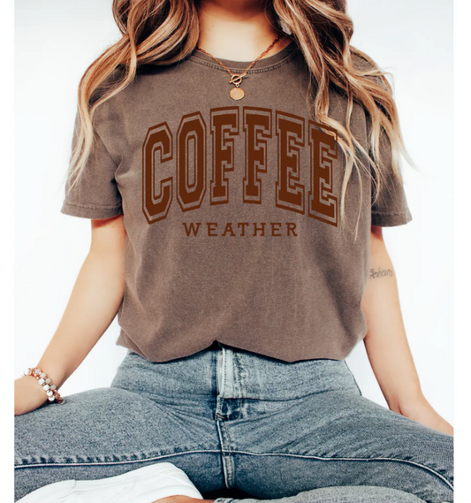 Coffee Weather - Screen Print Transfer