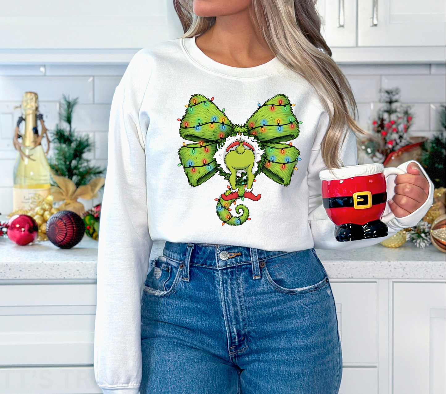 Green Bow G Butt - DTF TRANSFER