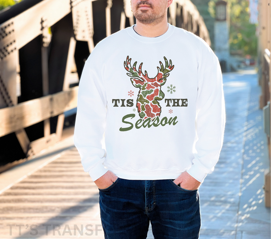 Tis the Season Deer - DTF Transfer