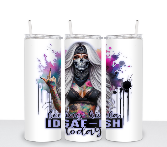 IDGAF-ISH Sublimation Tumbler Transfer