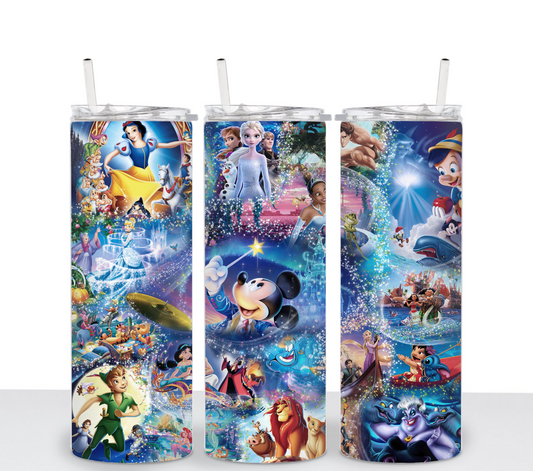 Characters Sublimation Tumbler