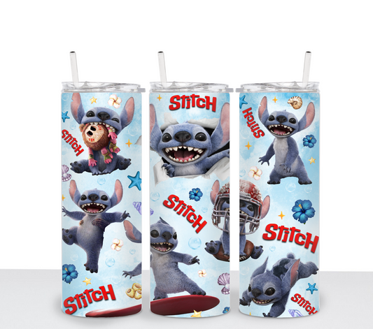 Blue Guy New Sublimation Tumbler