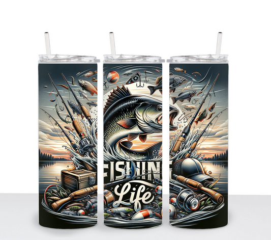 Fishing Life Sublimation Transfer