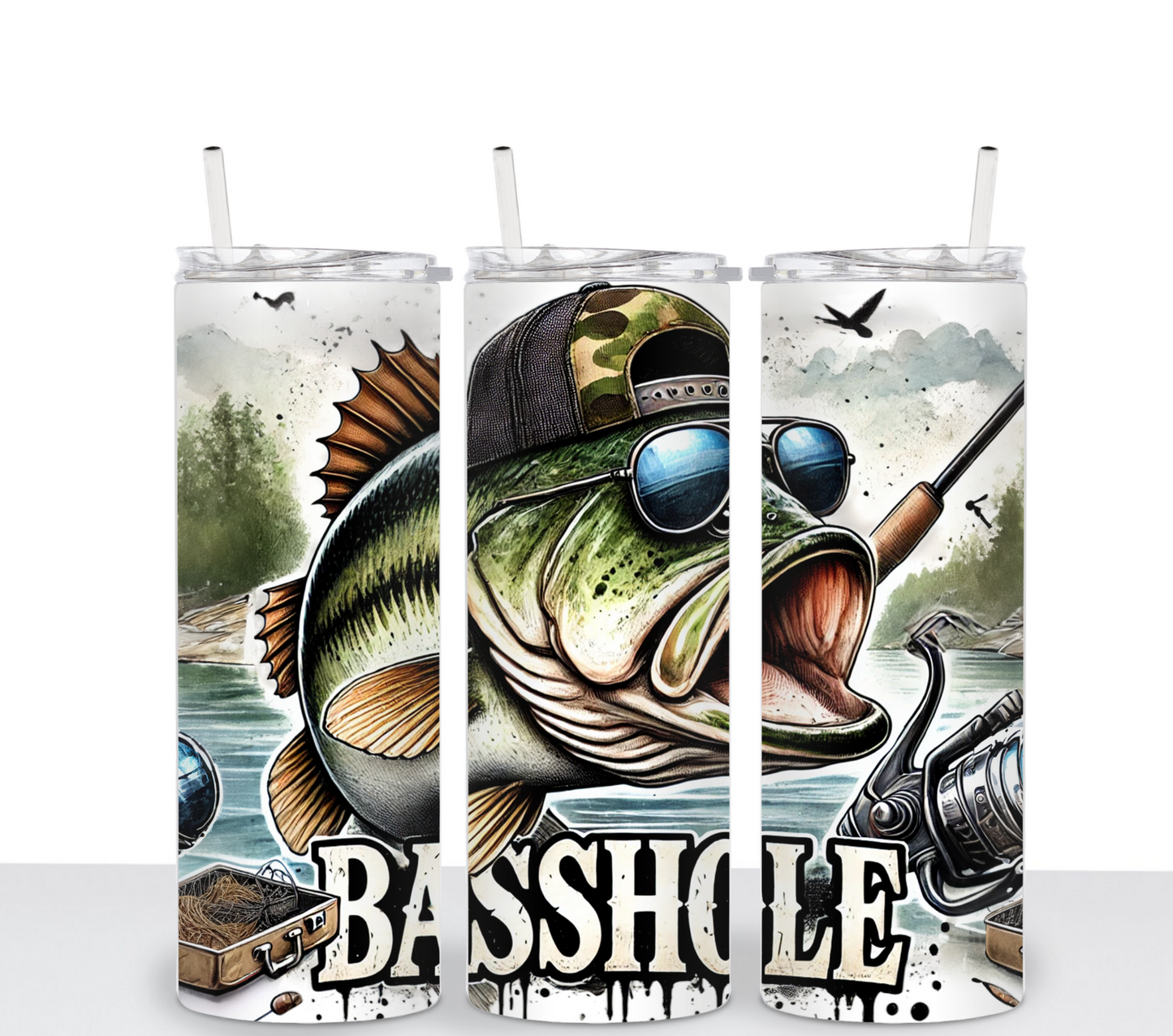 Basshole Sublimation Tumbler