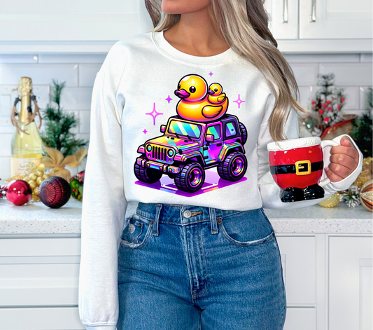 Holo Jeep Duck - DTF TRANSFER