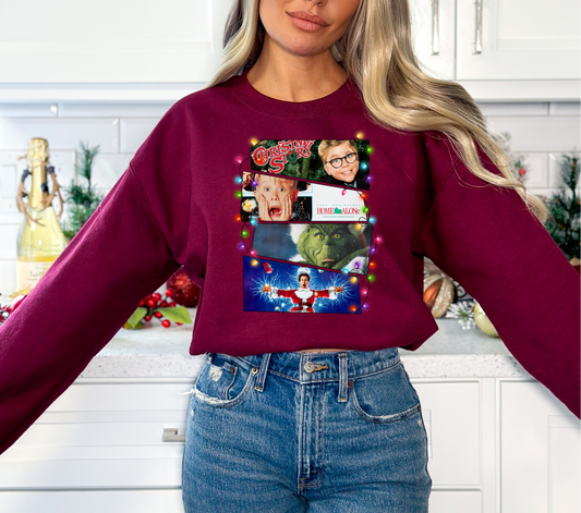 STACKED CHRISTMAS MOVIES - DTF TRANSFER