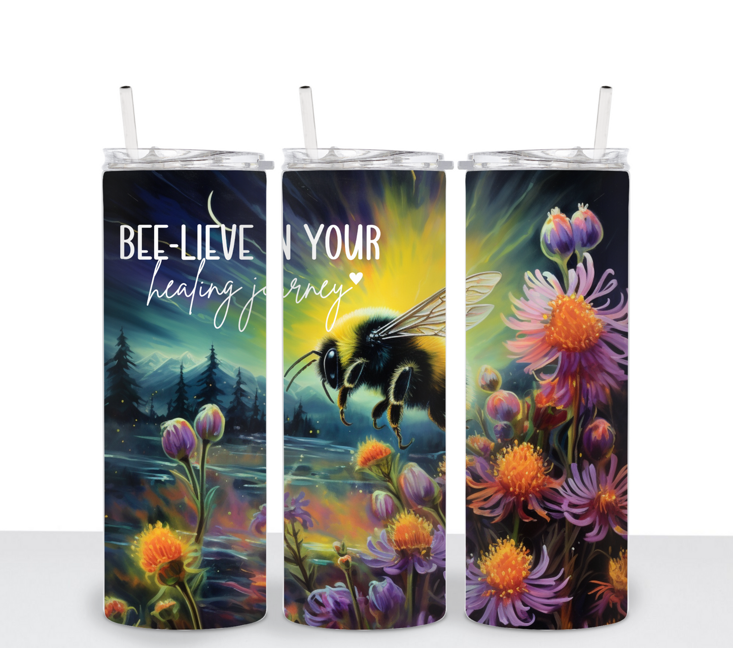 Healing Journey Sublimation Tumbler Transfer