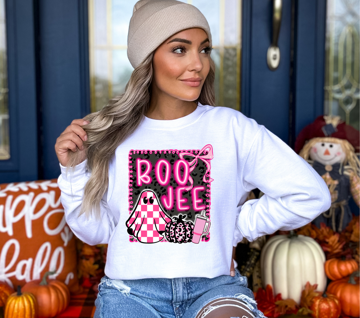 Pink Boo-Jee - DTF TRANSFER