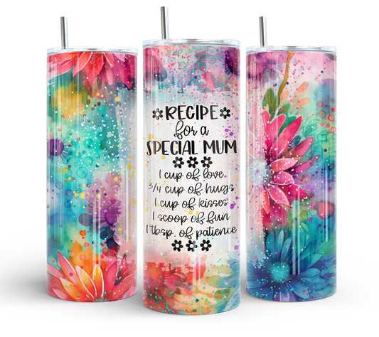 Recipe for a Special Mom - Sublimation Transfer