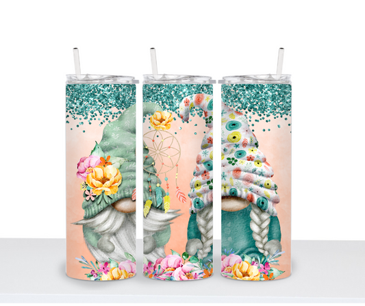 Gnome Boho Sublimation Tumbler Transfer