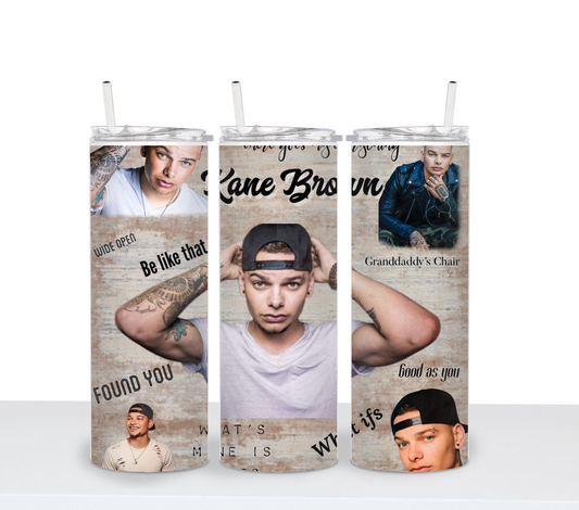 Kane brown Sublimation Tumbler Transfer